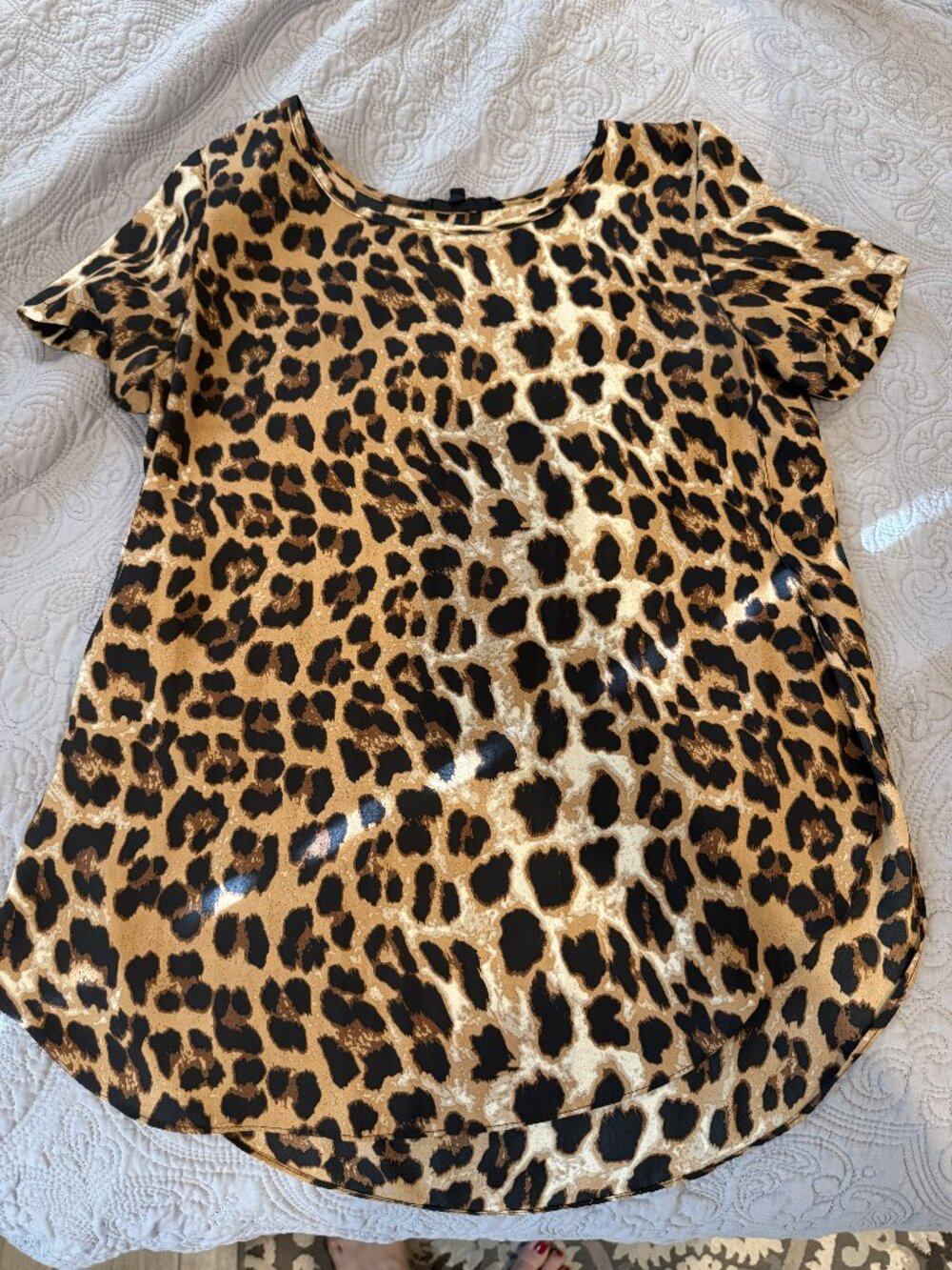 Women's Leopard Print Top